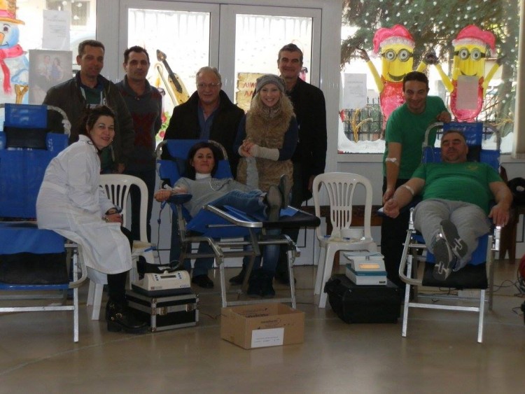 Έγινε η πρώτη εθελοντική αιμοδοσία για το Σύλλογο Ποντίων Ελευθερίου-Κορδελιού