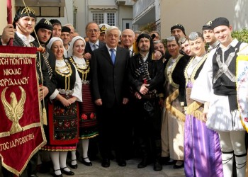 Литургия в память о братьях Ипсиланти в присутствии Президента Греции (фото, видео)