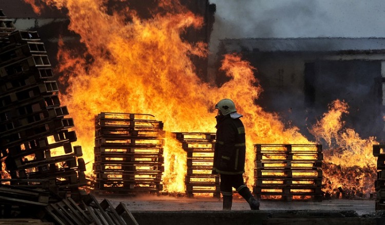 Μεγάλη φωτιά σε εργοστάσιο στην Αργολίδα (φωτο)