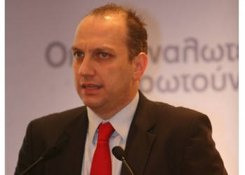 Ο Γιάννης Οικονόμου, γραμματέας πολιτικού σχεδιασμού της ΝΔ