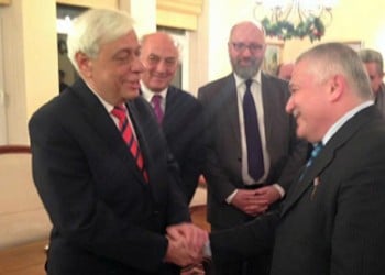 Президент Греции встретился в Москве с представителями греческой диаспоры России (фото)