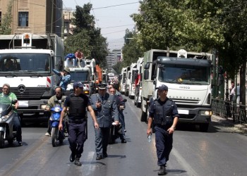 Πορεία με απορριματοφόρα την Πέμπτη στην Αθήνα