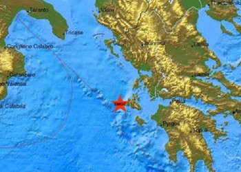 Σεισμός πάνω από 4 βαθμούς της κλίμακας Ρίχτερ στην Κεφαλονιά