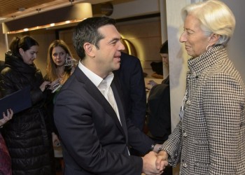 Τσίπρας με Λαγκάρντ και Λιου στο Νταβός