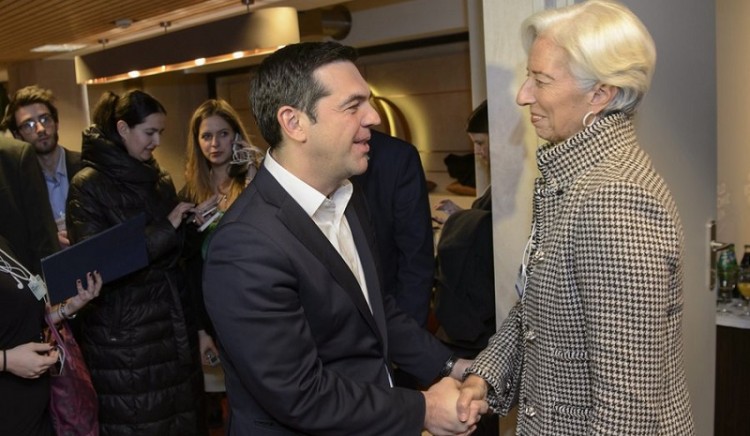Τσίπρας με Λαγκάρντ και Λιου στο Νταβός