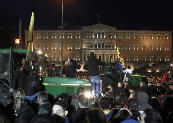 Μεγάλη η συμμετοχή στο παναγροτικό συλλαλητήριο