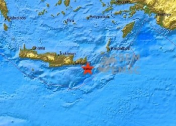 Σεισμός 4,7 βαθμών Ρίχτερ στην Κρήτη