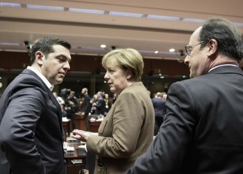 Τριμερής Τσίπρα-Μέρκελ-Ολάντ στο περιθώριο της Συνόδου Κορυφής