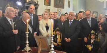 Литургия в память о братьях Ипсиланти в присутствии Президента Греции (фото, видео)