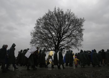 Στα λασπόνερα βούλιαξε ξανά ο καταυλισμός της Ειδομένης (βίντεο)