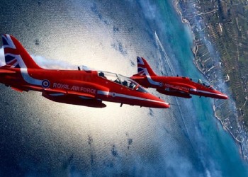 Τα βρετανικά «Red Arrows» στην Τανάγρα