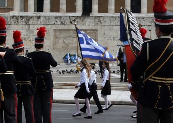 Μαθητική παρέλαση στην Αθήνα για τον εορτασμό της 25ης Μαρτίου