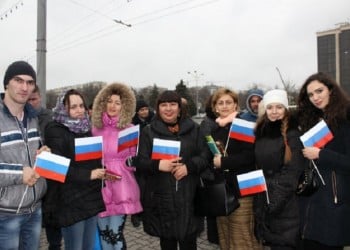 Греки Ростова-на-Дону митинговали в поддержку Крыма