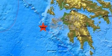 Σεισμός 5,2 Ρίχτερ ανοιχτά της Ζακύνθου