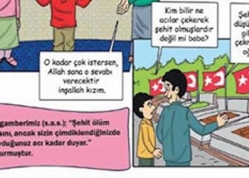 Κόμικ τουρκικού περιοδικού προτρέπει τα παιδιά να γίνουν «μάρτυρες»!