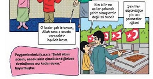 Κόμικ τουρκικού περιοδικού προτρέπει τα παιδιά να γίνουν «μάρτυρες»!