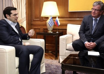 Συνάντηση του Αλέξη Τσίπρα με τον αντιπρόεδρο της Ρωσικής Ομοσπονδίας Σεργκέι Πριχόντκο