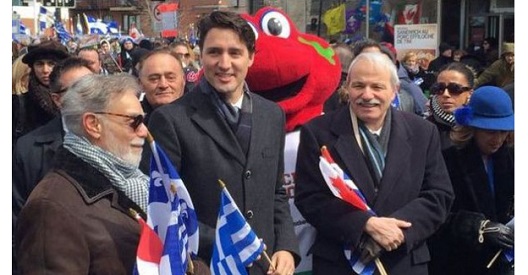 Премьер-министр Канады: «Да здравствует, Греция!» (видео)