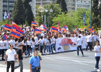 Η μεγαλειώδης πορεία για την 101η επέτειο από τη Γενοκτονία των Αρμενίων (φωτο, βίντεο)
