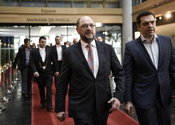 Ασφαλιστικό και Φορολογικό στη συνάντηση Τσίπρα-Σουλτς