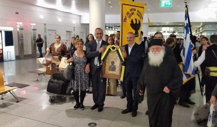 Η ιερή εικόνα της Παναγίας Σουμελά στη Νυρεμβέργη