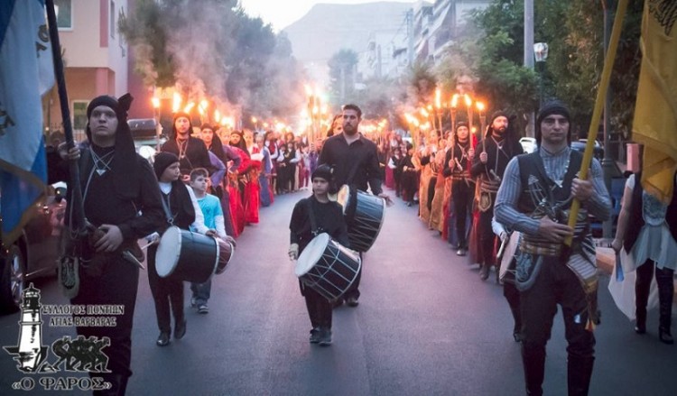Εκδηλώσεις μνήμης του Συλλόγου Ποντίων Αγίας Βαρβάρας «Ο Φάρος» (φωτο)