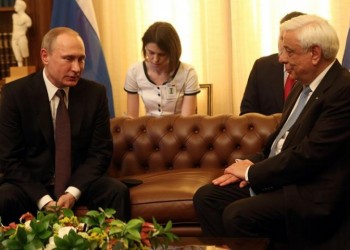 Вчера в Президентском дворце в Афинах прошла встреча президентов Греции и России