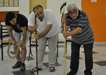 Στις πρόβες της νέας ποντιακής κωμωδίας του Ηλία Υφαντίδη (φωτο)