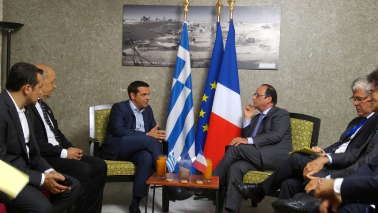 Οικονομία και Κυπριακό στη συνάντηση Τσίπρα-Ολάντ