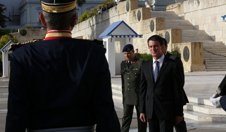 Στο Μέγαρο Μαξίμου ο Γάλλος πρωθυπουργός