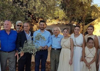 Ο κότινος από την αρχαία ελιά των Βουβών στο Ρίο