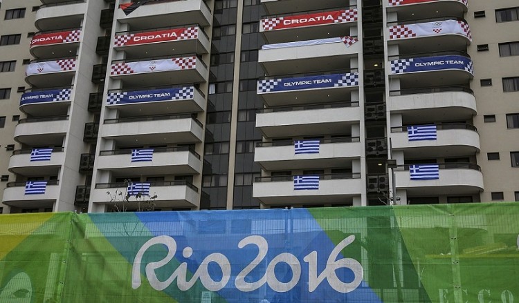 Ρίο 2016: Πλημμύρισε η ελληνική αποστολή, εικόνες χάους στο Ολυμπιακό Χωριό