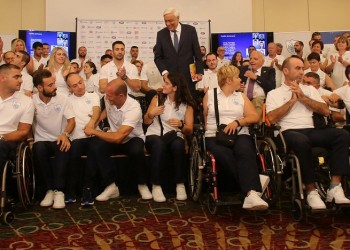 Ο Πρόεδρος της Δημοκρατίας με τους αθλητές των Παραολυμπιακών του Ρίο