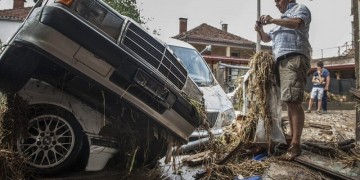 Φονικές βροχοπτώσεις στα Σκόπια (φωτο)