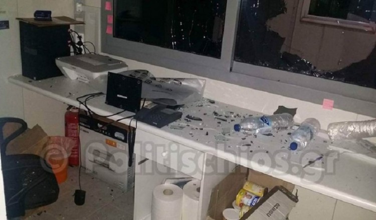 Τραυματισμός αστυνομικού στο hotspot της Χίου