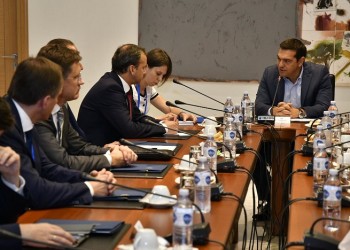 Συνάντηση Τσίπρα με τον αναπληρωτή πρωθυπουργό της Ρωσίας