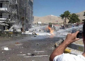 Ισχυρή έκρηξη στην πόλη Βαν της Τουρκίας (φωτο)