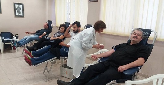 Η 52η εθελοντική αιμοδοσία των «Ακριτών» Σταυρούπολης
