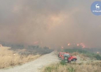 Φωτιά στα Φαλάσαρνα Κισσάμου