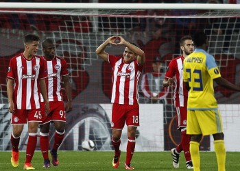 Europa League: Άνετη επικράτηση για Ολυμπιακό
