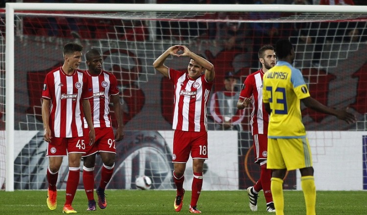 Europa League: Άνετη επικράτηση για Ολυμπιακό