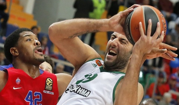 Euroleague: ΤΣΣΚΑ Μόσχας-Παναθηναϊκός 81-77