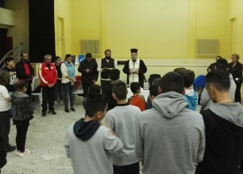 Αγιασμός στην Εύξεινο Λέσχη Σκύδρας