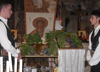 Τη μνήμη του Οσίου Νίκωνα του «Μετανοείτε»  γιόρτασε η Εύξεινος Λέσχη Ν. Ηρακλείου