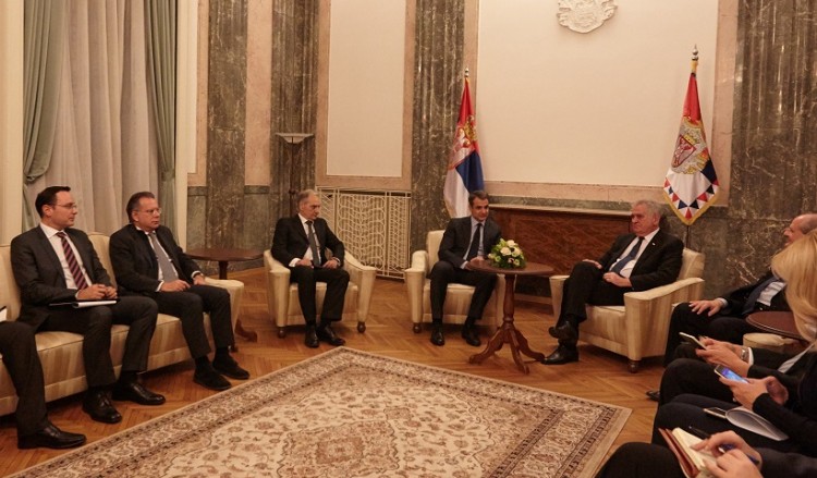 Μηνύματα Μητσοτάκη από τη Σερβία