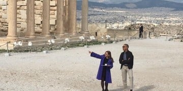 Греческих тележурналистов не пустили на Акрополь с Обамой