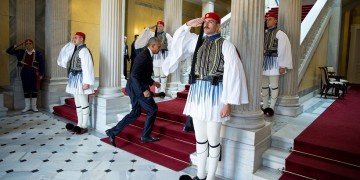 Το ταξίδι του Ομπάμα στην Ελλάδα όπως το είδε ο φωτογράφος του Λευκού Οίκου