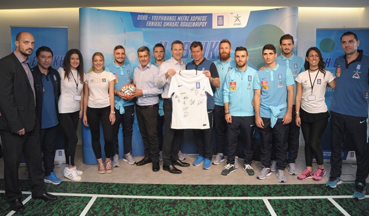 Εθνική Ελλάδας: «Δύναμη» από τον ΟΠΑΠ για το μεγάλο ματς με τη Βοσνία