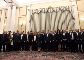 Η ορκωμοσία της νέας κυβέρνησης