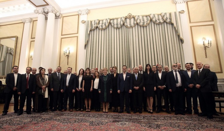 Η ορκωμοσία της νέας κυβέρνησης
